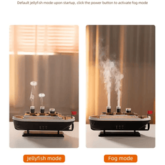 Titanic Humidifier Aroma Diffuser Steamship Essential Oil Air Humidifier with Remote