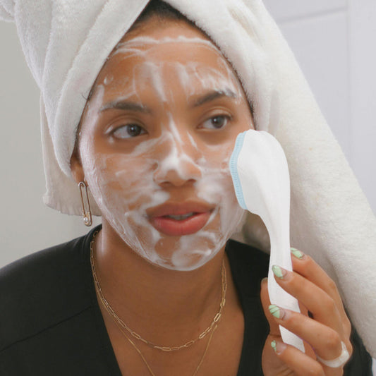 Cat Paw Silicone Face Scrubber – Manual Face Cleansing Brush & Massager, Soft Silicone Face Wash Brush for Deep Cleansing, Exfoliation & Glowing Skin Multicolor 1pc