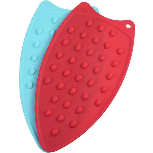 Silicone Iron Rest Heat Resistant Ironing Pad – Non-Slip Hot Mat Insulation Board for Clothes Iron, Portable, Multicolour 1pc