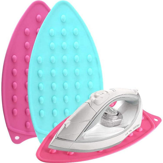 Silicone Iron Rest Heat Resistant Ironing Pad – Non-Slip Hot Mat Insulation Board for Clothes Iron, Portable, Multicolour 1pc