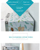 Single-Door Waterproof Fridge Cover With Pockets Dust-Proof Cover For Small Kitchens 1 pc