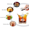 Reusable Stainless Steel Ice Cubes Set of 6 with Tongs & Tray – Whiskey Stones for Chilling Drinks, Food-Grade Metal Ice Cubes for Bar, Parties & Gifting Silver 6pc