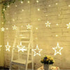Star LED Curtain String Lights Series Hanging Fairy Lights 1 set