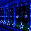 Star LED Curtain String Lights Series Hanging Fairy Lights 1 set