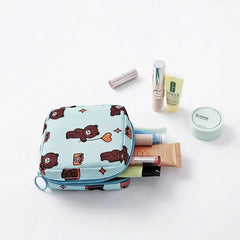 Travel Sanitary Pad Pouch Multi-Purpose Portable Compact Period Bag  1 pc