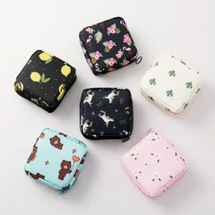 Travel Sanitary Pad Pouch Multi-Purpose Portable Compact Period Bag  1 pc