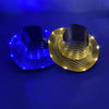 Unisex LED Light Up Cowboy Hat Glow In The Dark Western Hat For Halloween, Christmas Parties 1pc