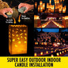 Decorative Paper Candle Bags White Luminary Bags 10pcs/set