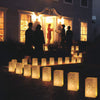 Decorative Paper Candle Bags White Luminary Bags 10pcs/set
