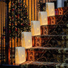 Decorative Paper Candle Bags White Luminary Bags 10pcs/set