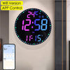 LED Digital Wall Clock Wi-Fi Enabled  Digital Clock 1pc