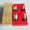 Wooden Stacking Adult Drinking Game With Shot Glasses Drinking Tower Game With Numbers 1pc