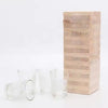 Wooden Stacking Adult Drinking Game With Shot Glasses Drinking Tower Game With Numbers 1pc