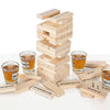 Wooden Stacking Adult Drinking Game With Shot Glasses Drinking Tower Game With Numbers 1pc