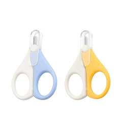 Baby Nail Clipper & Safety Scissors Set – Infant Nail Cutter with Rounded Circular Blade for Safe Newborn Nail Care | Baby Grooming Tool for Toddlers & Kids Multicolor 1pc