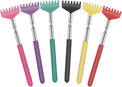 Stainless Steel Telescopic Back Scratcher Pen-Style | Portable Handheld Body Itch Relief & Massager Tool Silver 1pc