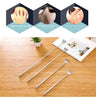 Stainless Steel Telescopic Back Scratcher Pen-Style | Portable Handheld Body Itch Relief & Massager Tool Silver 1pc
