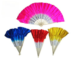 Floral Bamboo Hand Fan – Foldable Japanese Silk Handheld Fan for Summer, Parties, Weddings & Home Décor Random 1pc