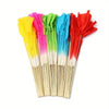 Floral Bamboo Hand Fan – Foldable Japanese Silk Handheld Fan for Summer, Parties, Weddings & Home Décor Random 1pc