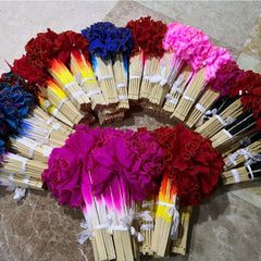 Floral Bamboo Hand Fan – Foldable Japanese Silk Handheld Fan for Summer, Parties, Weddings & Home Décor Random 1pc