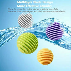 Reusable Laundry Washer Balls for Washing Machine & Dryer | Anti-Entanglement, Anti-Static Silicone Agitator Balls 4 pcs set