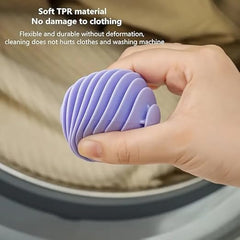 Reusable Laundry Washer Balls for Washing Machine & Dryer | Anti-Entanglement, Anti-Static Silicone Agitator Balls 4 pcs set