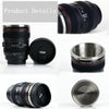 Camera Lens Mug – Steel Insulated Coffee & Tea Travel Mug with Leak-Proof Lid, Unique Photography Gift 1pc