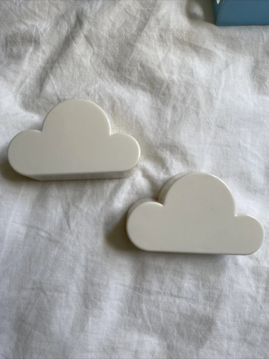 Cloud Shape Magnetic Key Holder for Wall | Strong Magnet Key Holder for Multiple Keys, Home & Office Decor 1 pc white