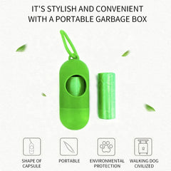 Disposable Diaper Bag Dispenser with Leak-Proof Unscented Waste Bags – Portable Trash Bag Holder for Baby Diapers, Car, Home, Kitchen, Bathroom, Office & Pet Waste Multicolor  4 Roll + Dispenser