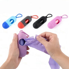 Disposable Diaper Bag Dispenser with Leak-Proof Unscented Waste Bags – Portable Trash Bag Holder for Baby Diapers, Car, Home, Kitchen, Bathroom, Office & Pet Waste Multicolor  4 Roll + Dispenser
