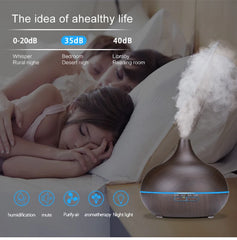 Humidifier Aroma Diffuser 500ML Essential Oil Diffuser with Remote