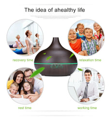 Humidifier Aroma Diffuser 500ML Essential Oil Diffuser with Remote