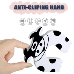 Door Pinch Guard for Baby Safety – Soft Foam Door Stopper to Prevent Finger Pinch Injuries & Accidental Lock-In | Cartoon Animal Door Slam Protector for Kids & Pets Multicolor Pack of 5