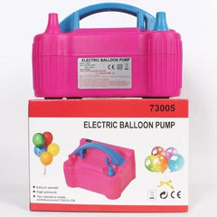600W Electric Balloon Pump – High Speed Balloon Inflator Machine with 750 L/min Airflow for Party Decoration, Events & Celebrations Pink 1 pc