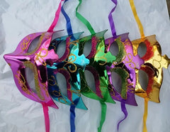Glitter Masquerade Masks for Parties – Colorful Eye Masks for Birthday, Halloween, Christmas & Theme Party Decorations / Return Gifts Random 1pc