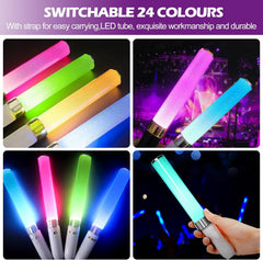 Glow Stick Light Bars for Kids & Adults – Multicolor LED Glow Sticks for Parties, Concerts, Weddings, Festivals & Celebrations Random 1pc