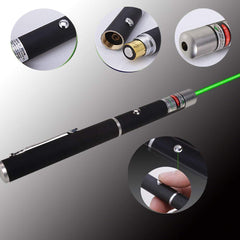 Ultra-Powerful Green Laser Pointer Pen – 1000 FT Range with Adjustable Cap, Adjustable Focus, Extra Disco Light Effect for Presentations & Professional Use 1pc