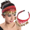 Ethnic Hairband – Elegant Belly Dance Headdress for Stage, Costume, Cultural Performances & Festival Hair Accessories 1pc random