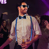 Flashing Led Party Suspenders Stripe Light Up LED Suspender 1pc.