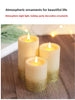 Flameless LED Candle Tea Light – Decorative Battery Operated Candle for Wedding, Home Décor, Parties & Gifting Beige Pack of 3