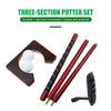 Executive Mini Golf Game – Wooden Desktop Golf Set with Travel Case for Office & Home Brown 1pc