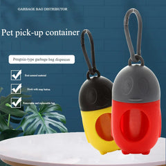 Penguin Disposable Bag Holder – Baby Diaper Disposal Bags with Portable Dispenser | Dog Poop Waste Bag Holder for Diapers, Pet Waste & Kids Potty Cleanup Random 1pc