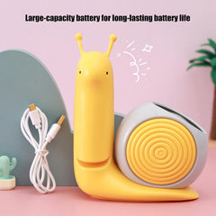 Snail Night Lamp with Pen Holder – Cute LED Desk Lamp for Kids | Snail Pen Holder Table Light, Adjustable Study Lamp & Night Light for Children’s Room Multicolor 1pc