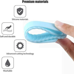 Toilet Seat Lifter – Silicone Self-Adhesive Toilet Seat Holder with Double Tape for Bathroom Hygiene Pack of 2