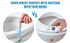 Toilet Seat Lifter – Silicone Self-Adhesive Toilet Seat Holder with Double Tape for Bathroom Hygiene Pack of 2