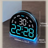 USB Operated LED Digital Alarm Clock – Electric Desk Clock with Indoor Temperature, Day & Date Display, Loud Alarm for Bedroom & Living Room Random 1pc