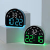 USB Operated LED Digital Alarm Clock – Electric Desk Clock with Indoor Temperature, Day & Date Display, Loud Alarm for Bedroom & Living Room Random 1pc